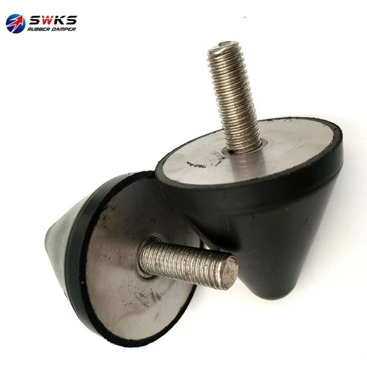 Thread Stud Conical Rubber Bumper M10*28 50*50